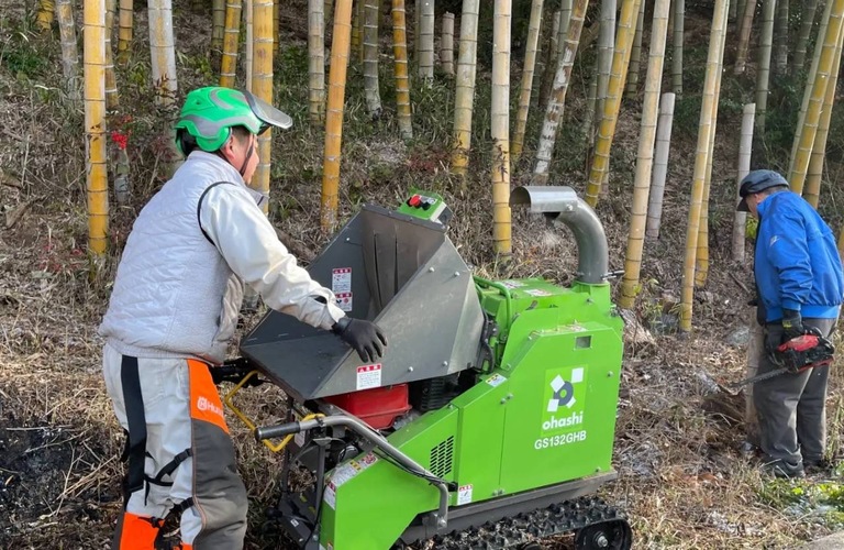 北九州エリアの竹林整備承ります・粉砕機を使ってその場で粉砕可能！エコボスコ合同会社